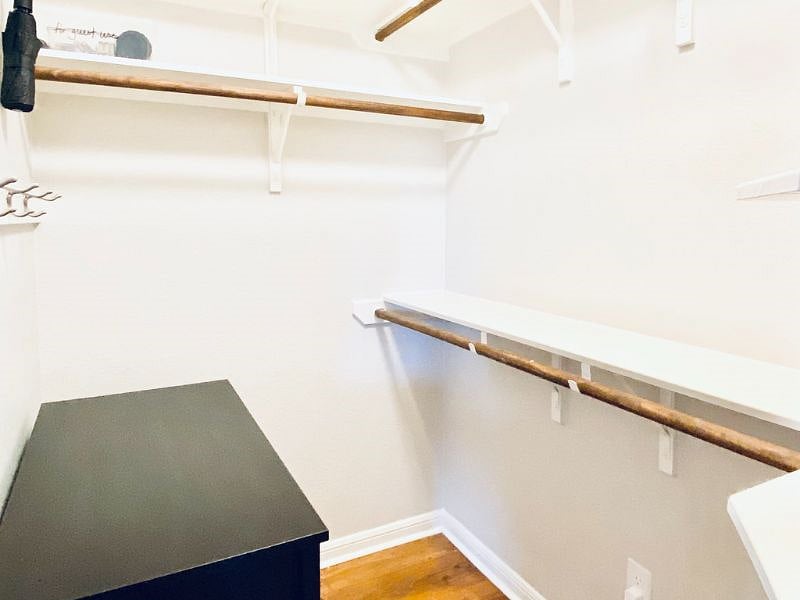Spacious closet