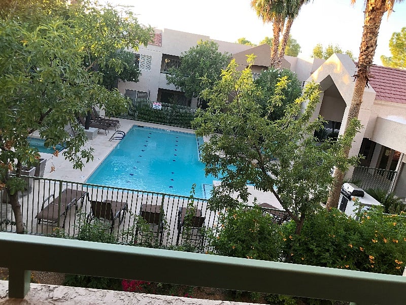 Pool from back patio