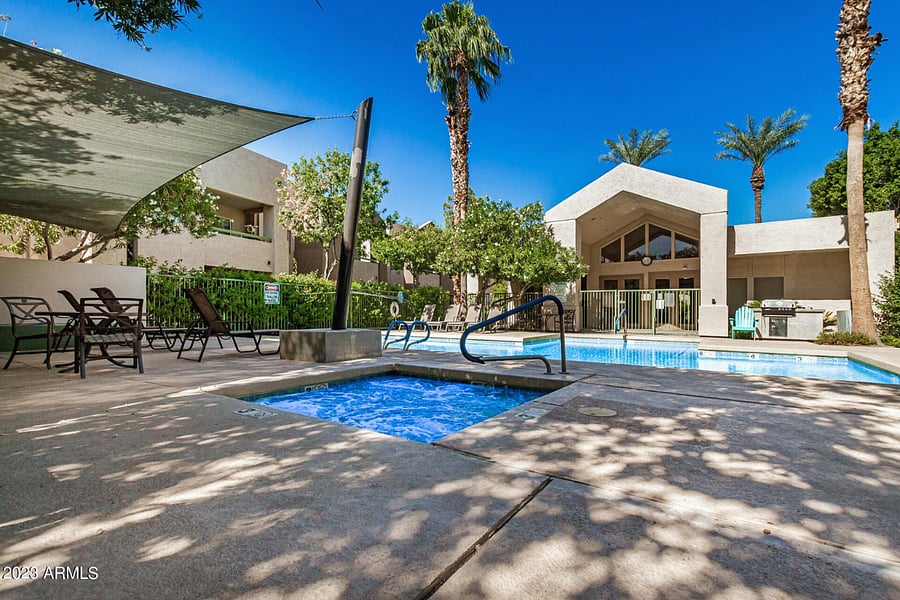 Hot tub/club house