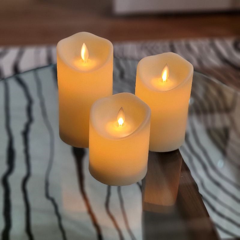 Battery operated candles. 
