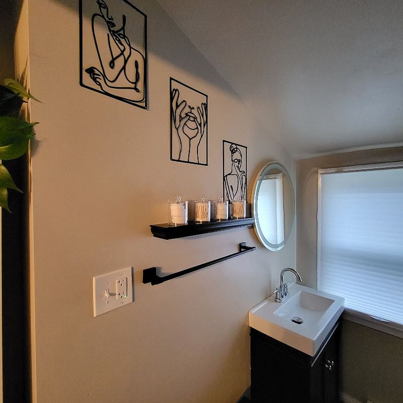 LED light mirror and defogger