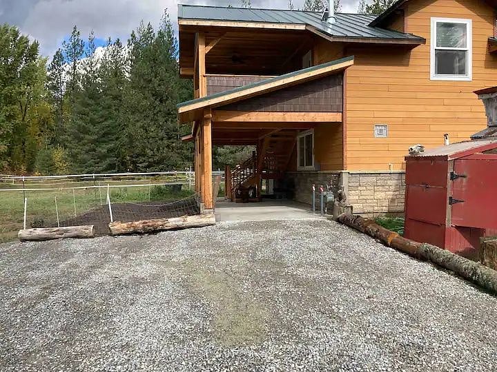 Plenty of parking, including covered space