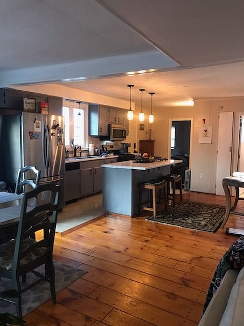 desk off kitchen.