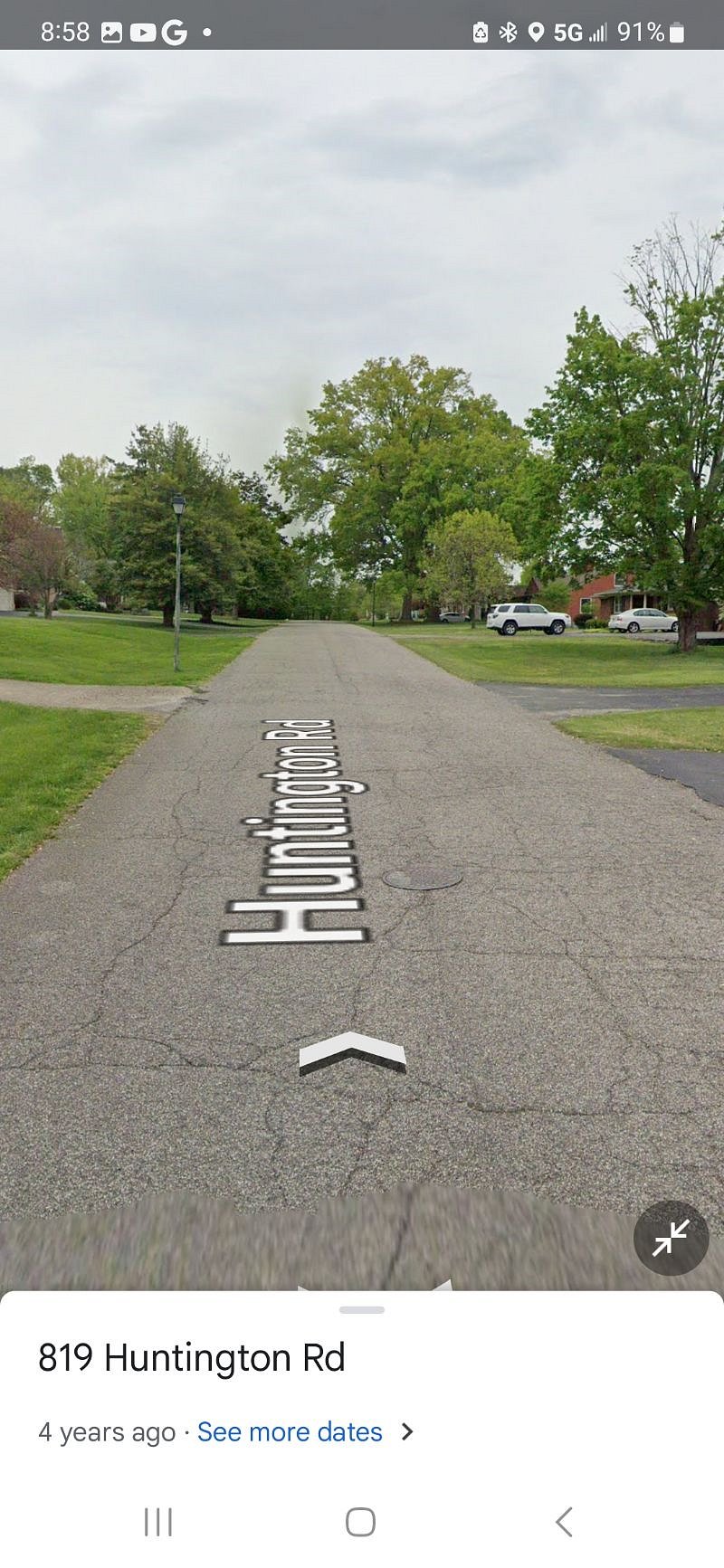 Street view facing north