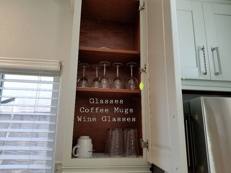 Kitchen Cabinet Glassware