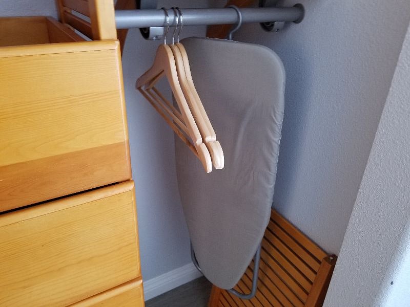 Ironing Board Inside Closet