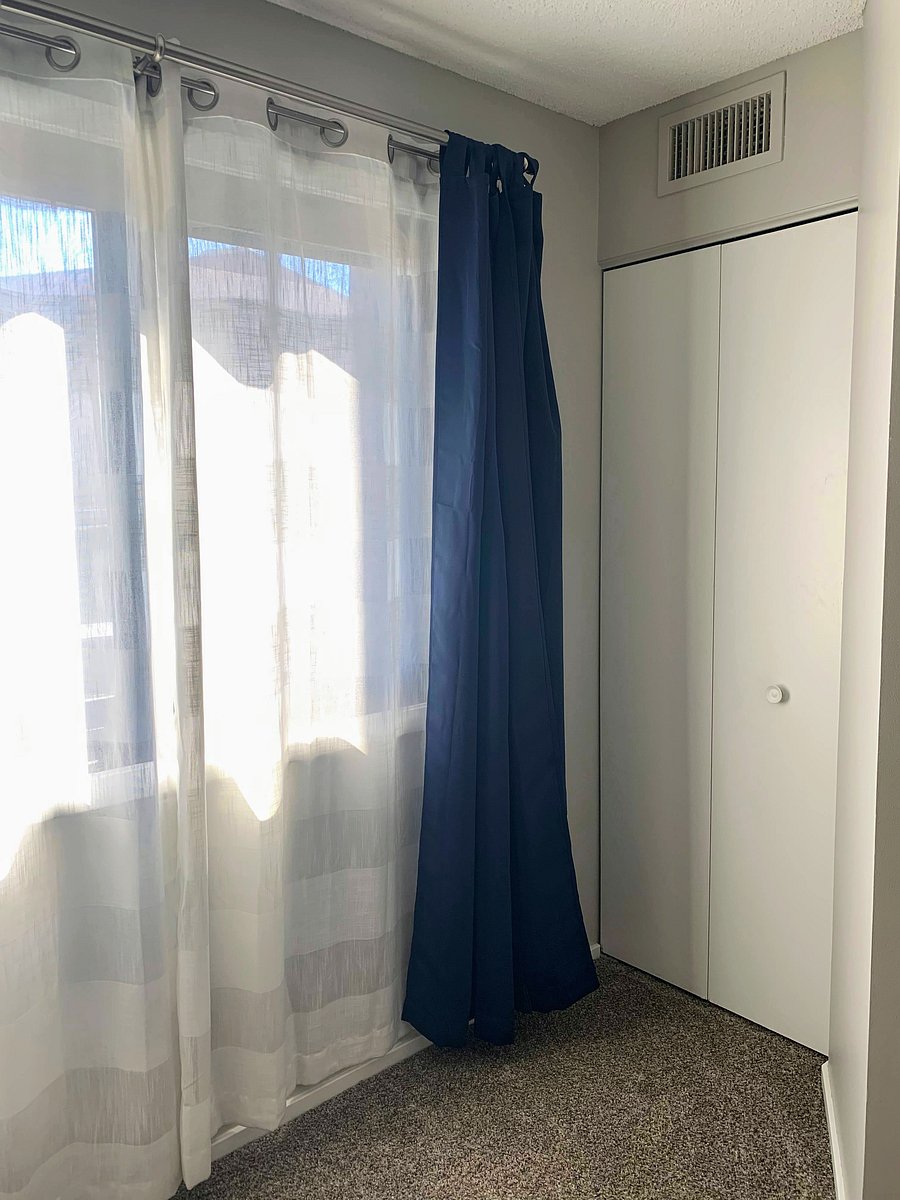 One of three closets in the large bedroom!