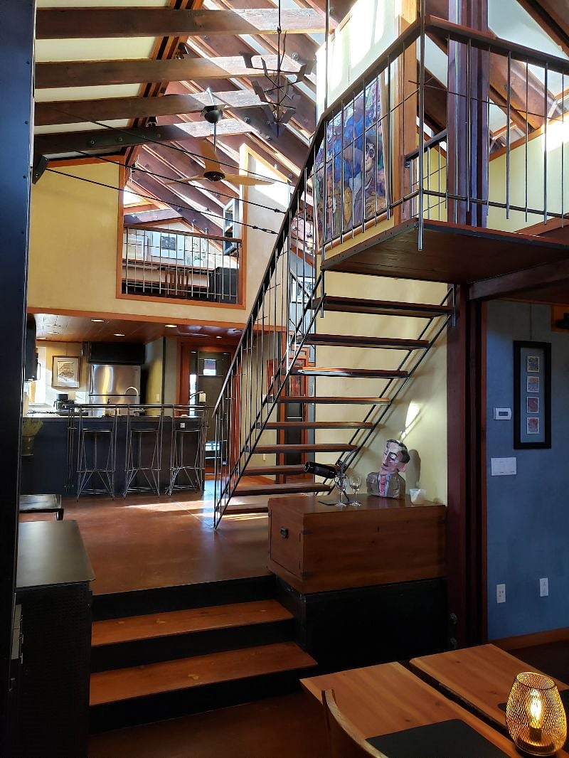 View from Dining Room toward the Kitchen and Entrance