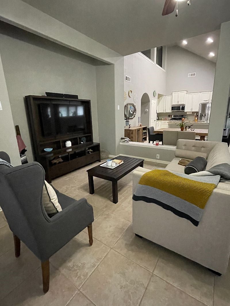 Downstairs living room - common space