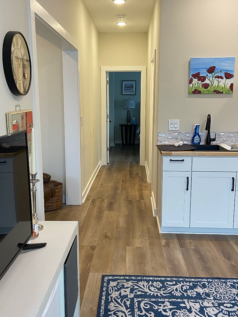 Hallway to bedroom