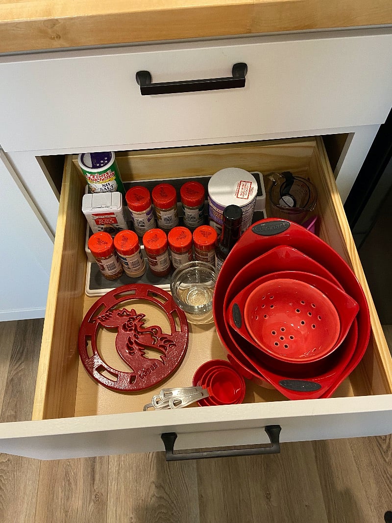 Well stocked kitchen