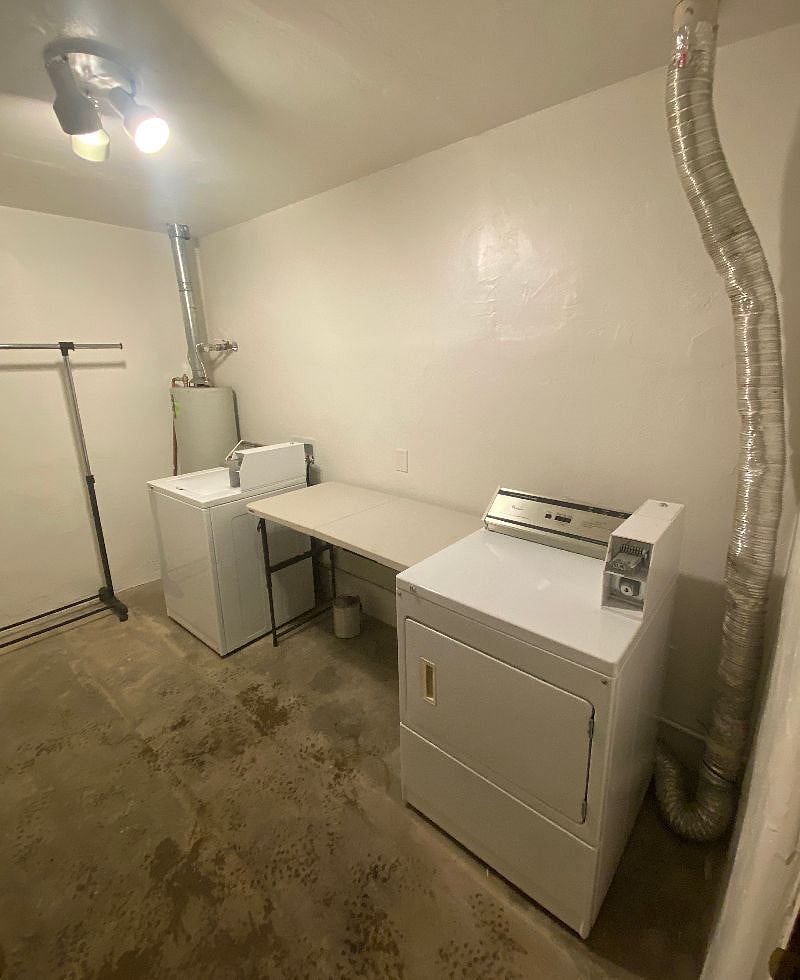Laundry room on property