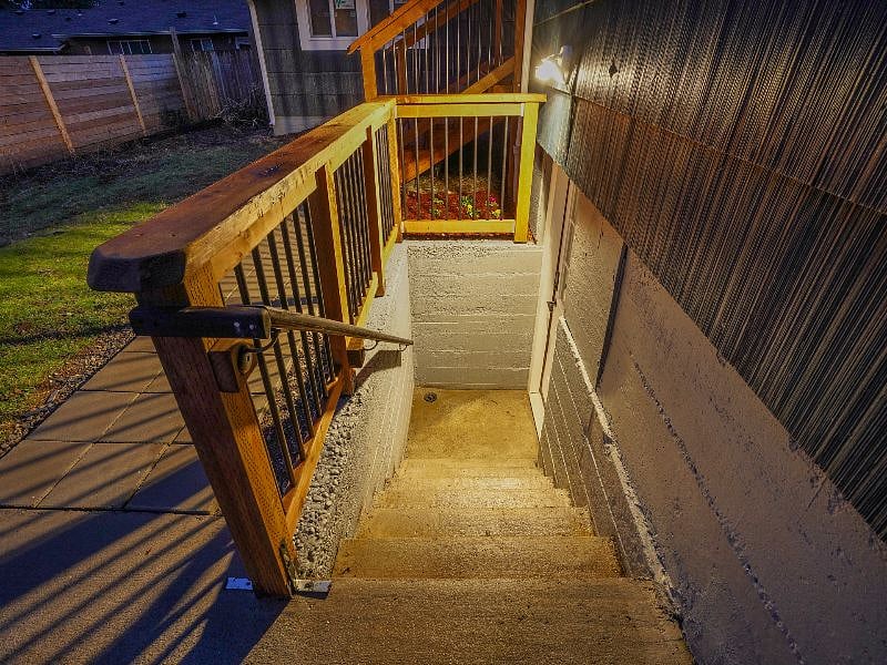Entrance to Unit 2 just down the stairs