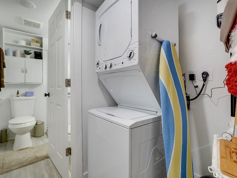 In-unit washer and dryer