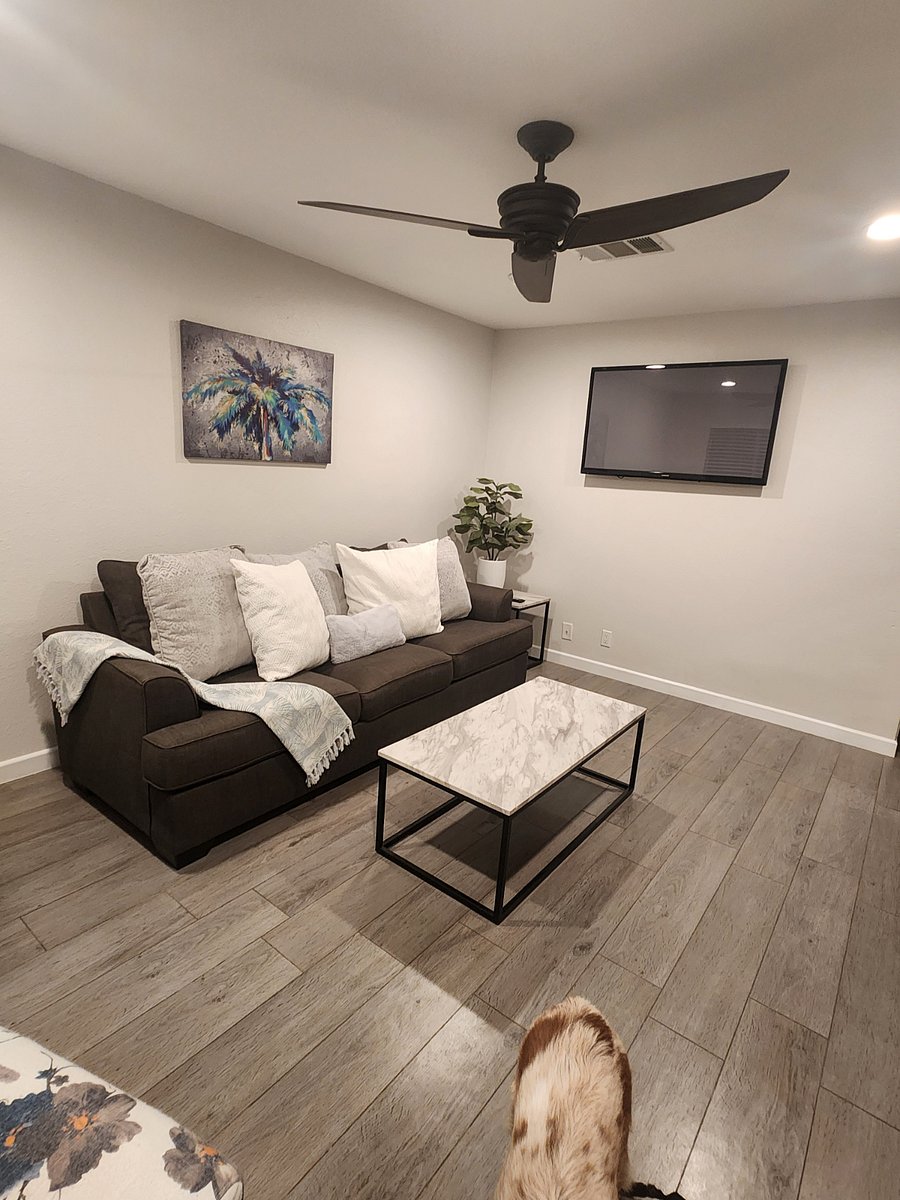 Living room. We switched from Spectrum to Frontier summer '24. No cable, but we have YouTube TV, etc and found guests and us didn't really use/need it.
Bonus: no more ugly wires in living room. Frontier's equipment takes up much less room (modem and router in one) located in 2nd bedroom.
