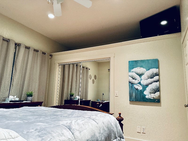 Master Bedroom w/ walk-in closet 