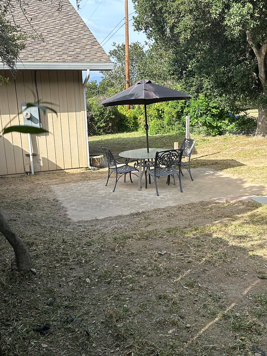 Backyard patio