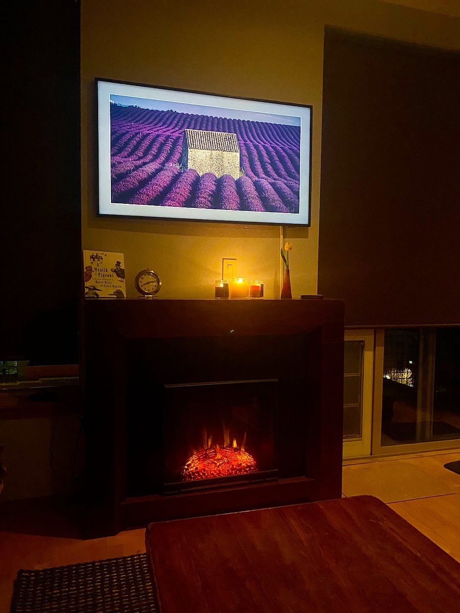 The Frame TV. Display your favorite artists or personalize with photos