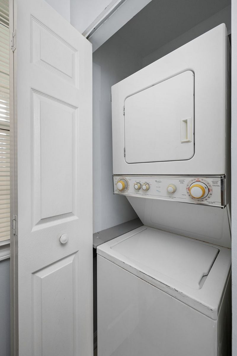Free washer and dryer inside our home