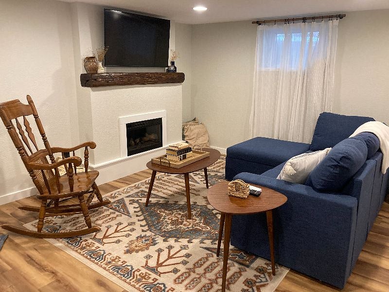 New! Larger couch for lounging.
