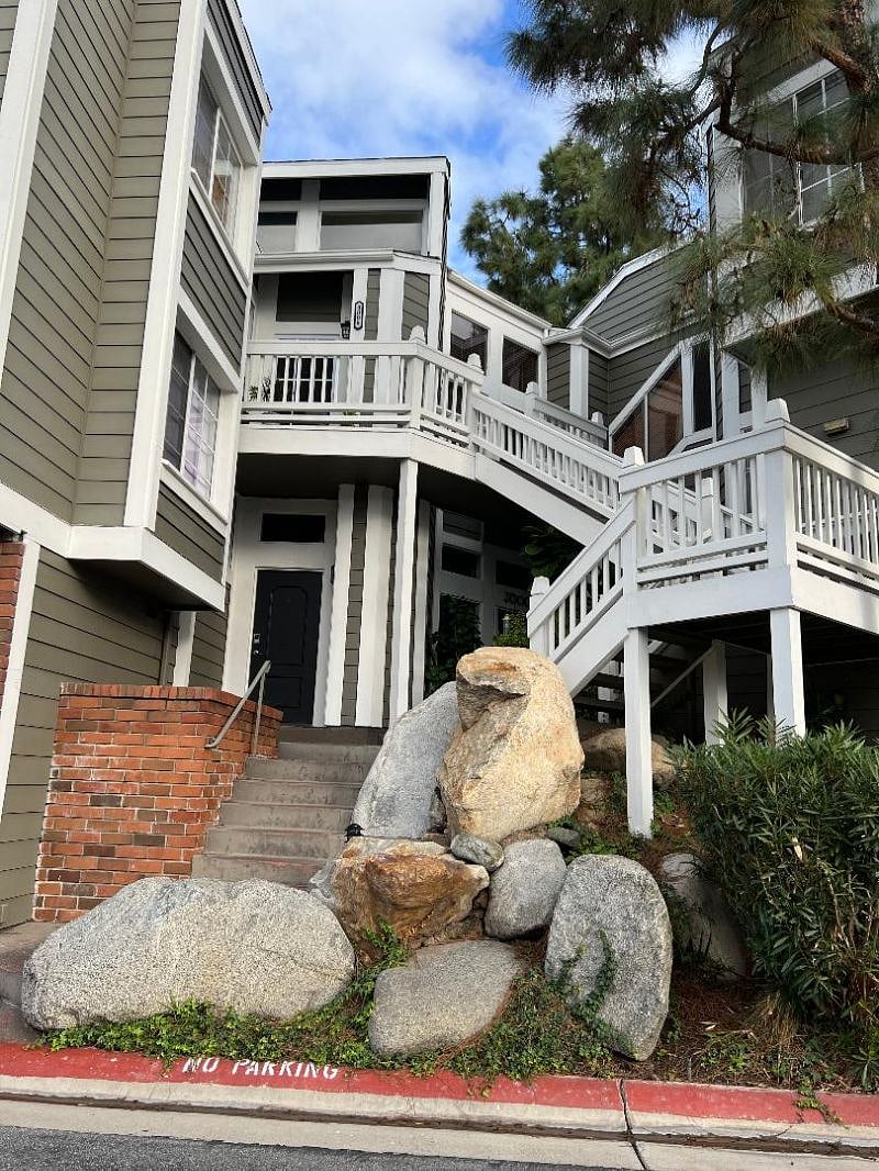 Stairs to the front door. Unit is on the 2nd floor