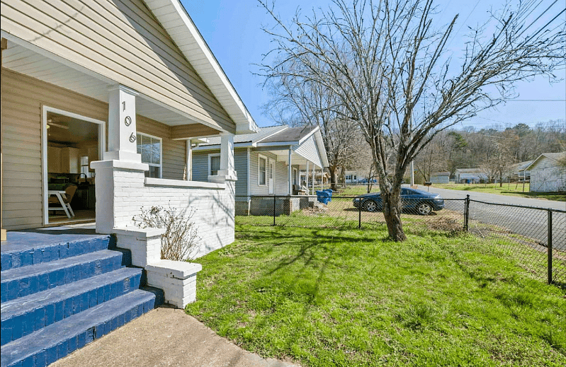 Front of the duplex