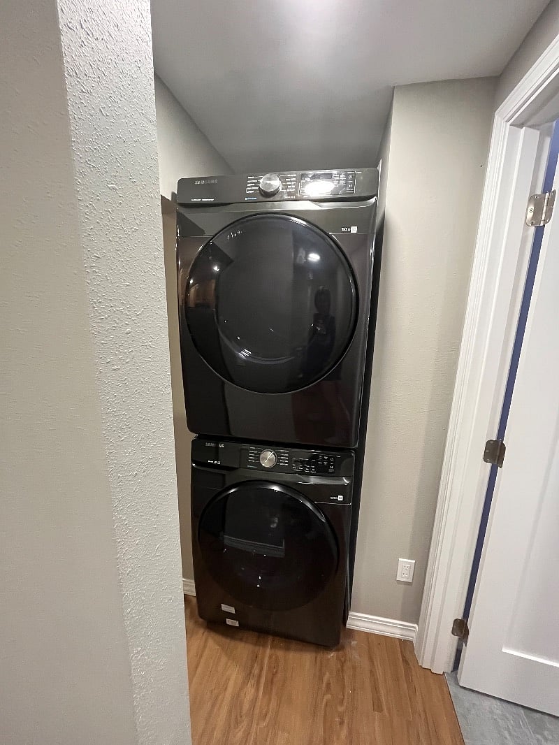 In unit full sized washer and drier
