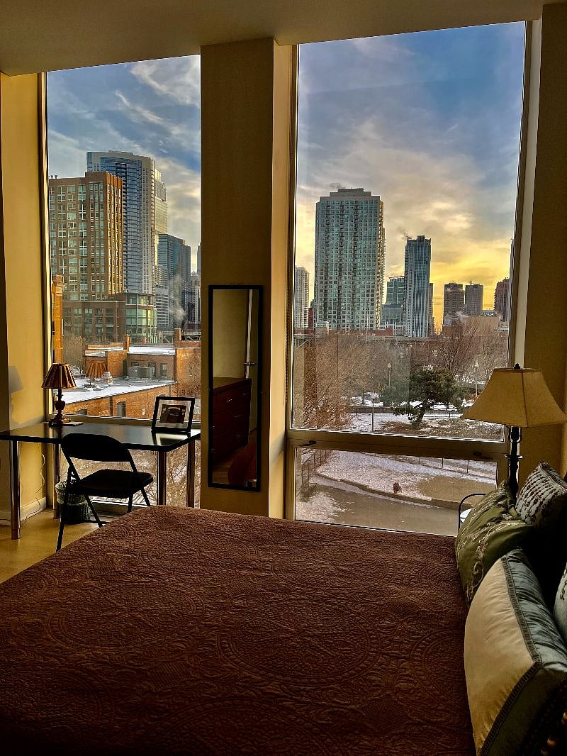 Sunset views from your room with dedicated office space & hi-speed internet