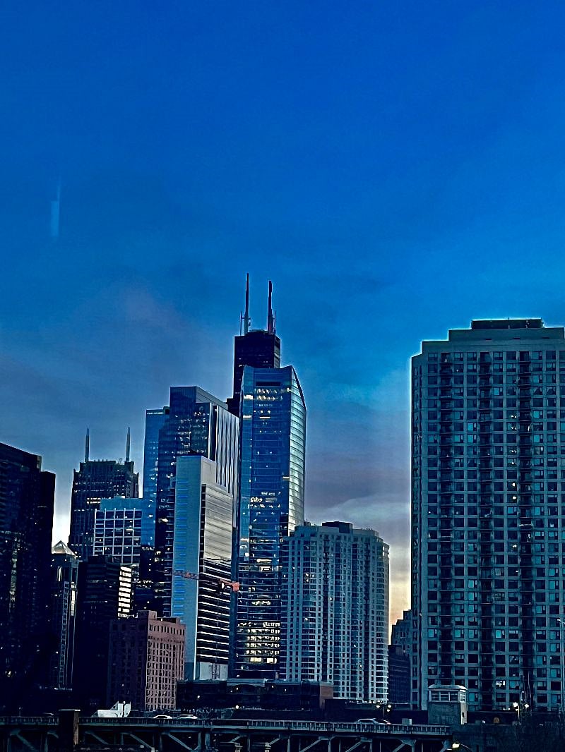 Upclose & personal dynamic skyline views from all south windows (your room, kitchen, living room) 