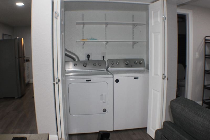 Full size washer and dryer