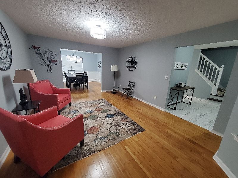 Living Room open concept to Dining Room 