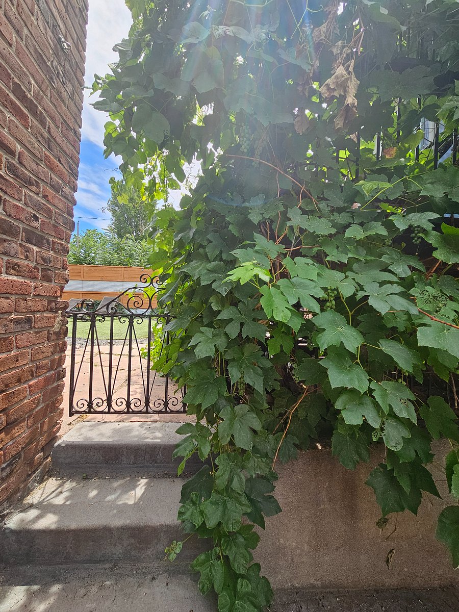 Gate to shared patio area.
