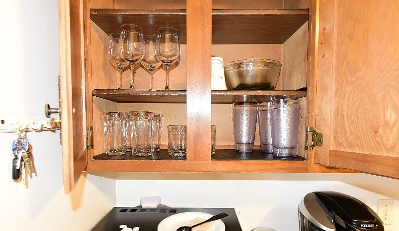 Glass ware and baking or mixing bowls.
