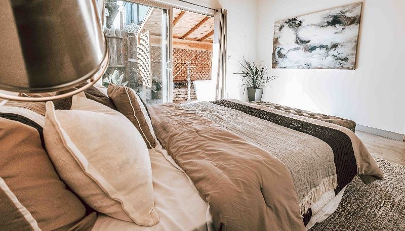 Private patio accessed from main bedroom