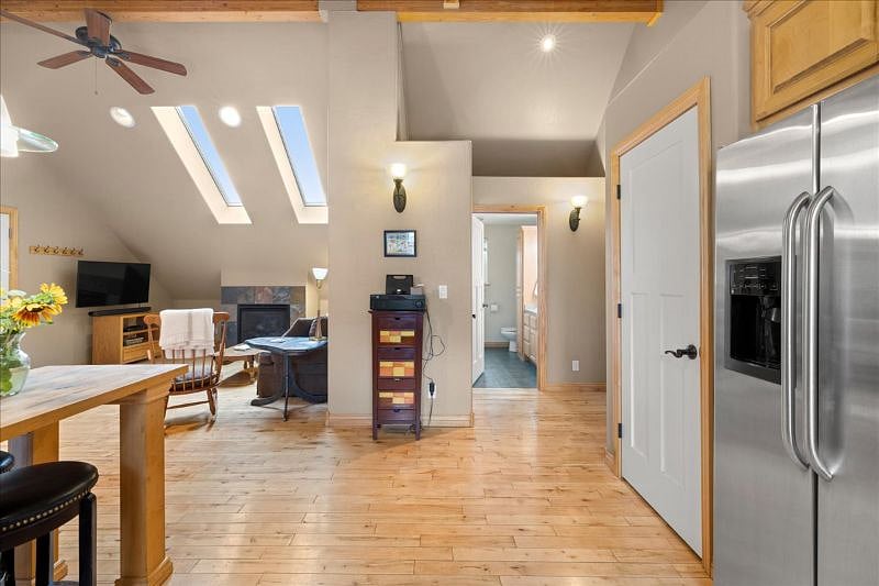 Living area from the kitchen