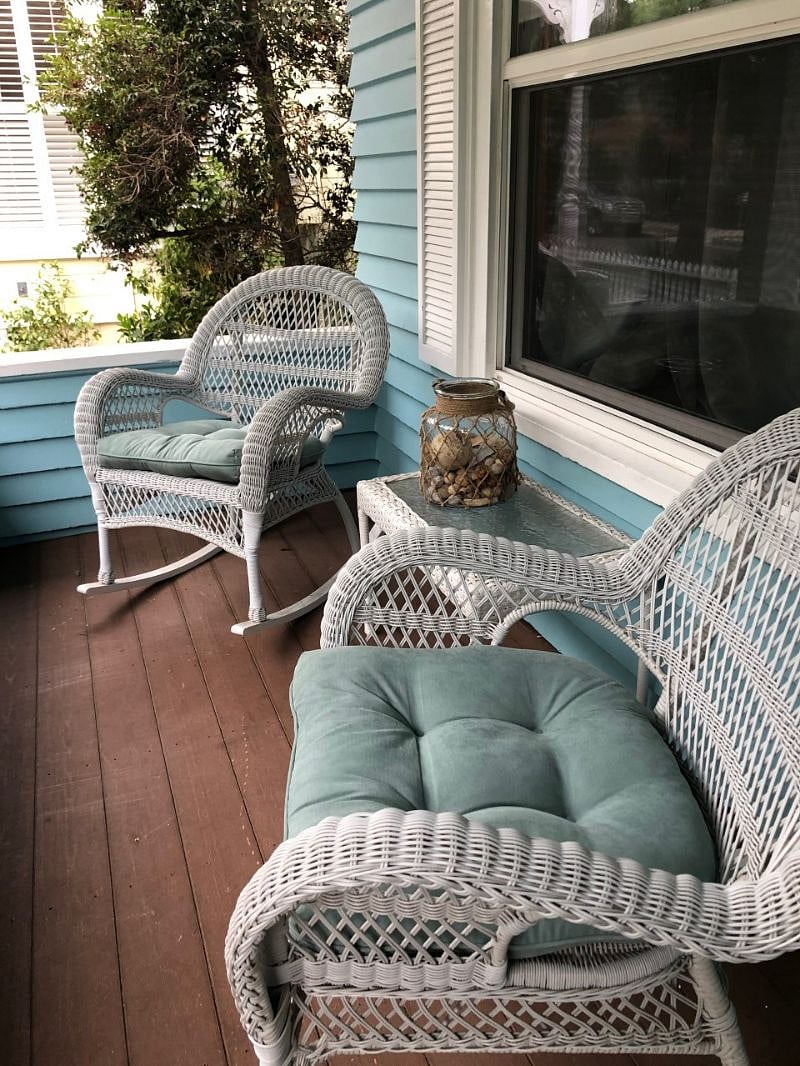 Covered front porch
