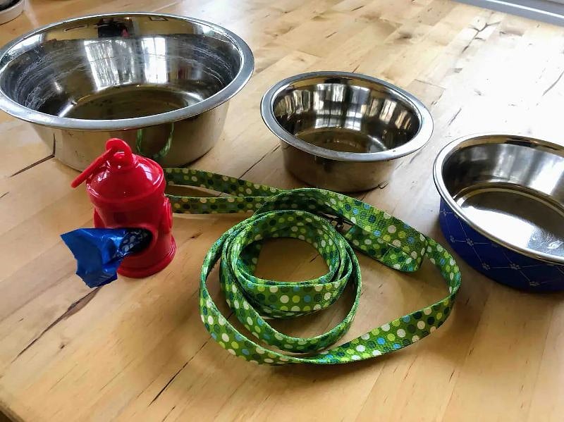 A few amenities for our furry guests.