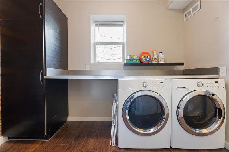Laundry room on main level