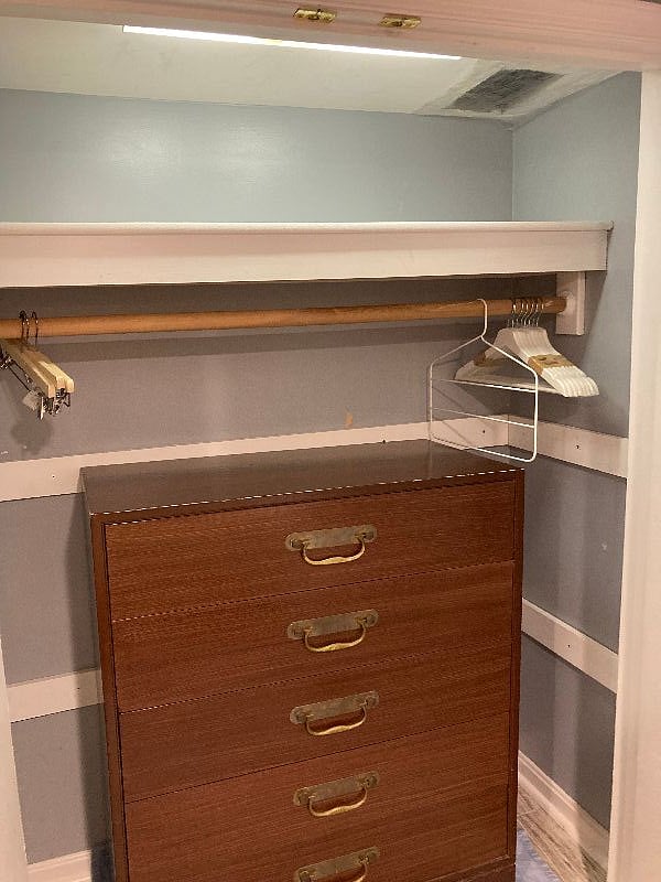 Closet with bureau