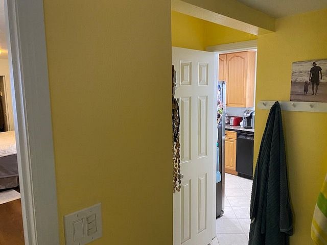 Bathroom access off the kitchen with access from the master bedroom also.