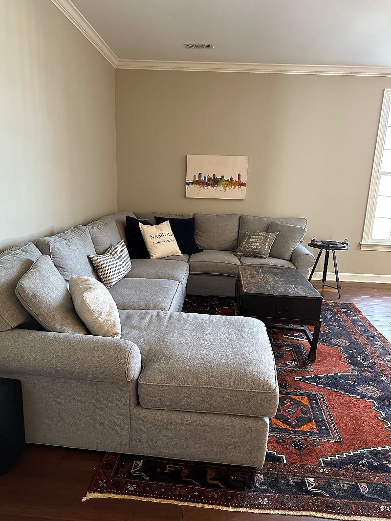 Comfy, deep, sectional
