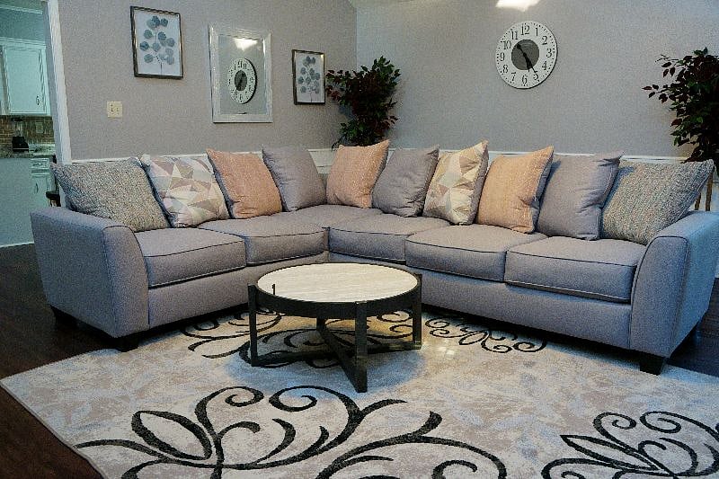 Plush Pillow Top Sectional