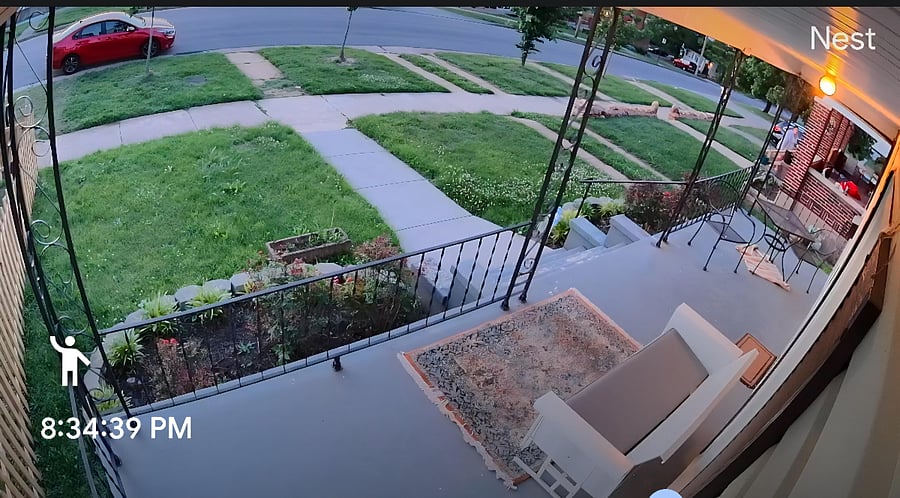 Street parking in front of home for apartment A