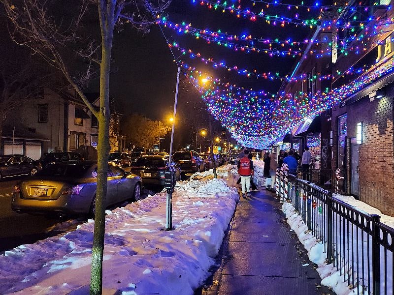 Elmwood ave - by our house