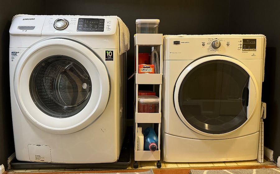 Free, shared access to washer and dryer