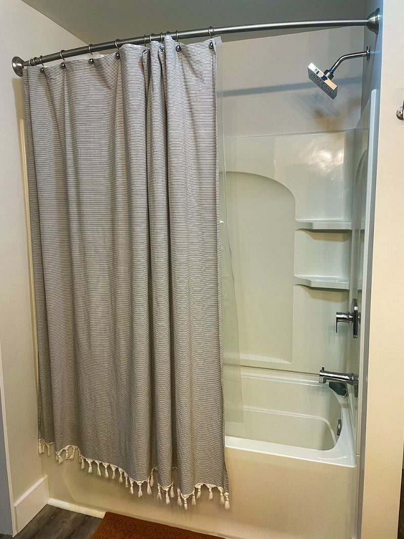 Newly renovated shower