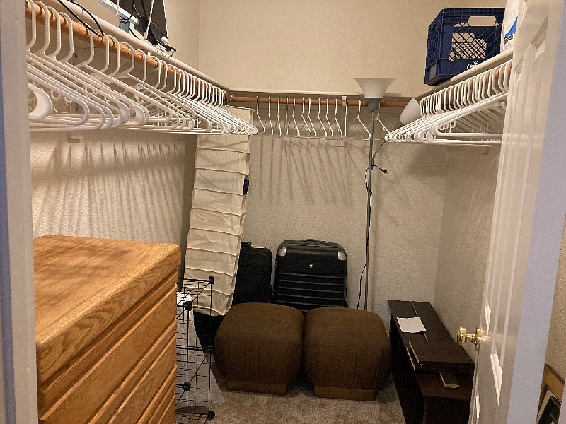 Walked in closet