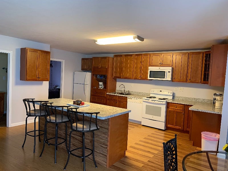 Open kitchen concept
