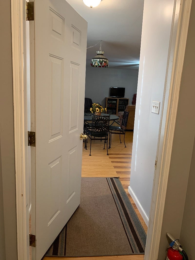 Front door of apt