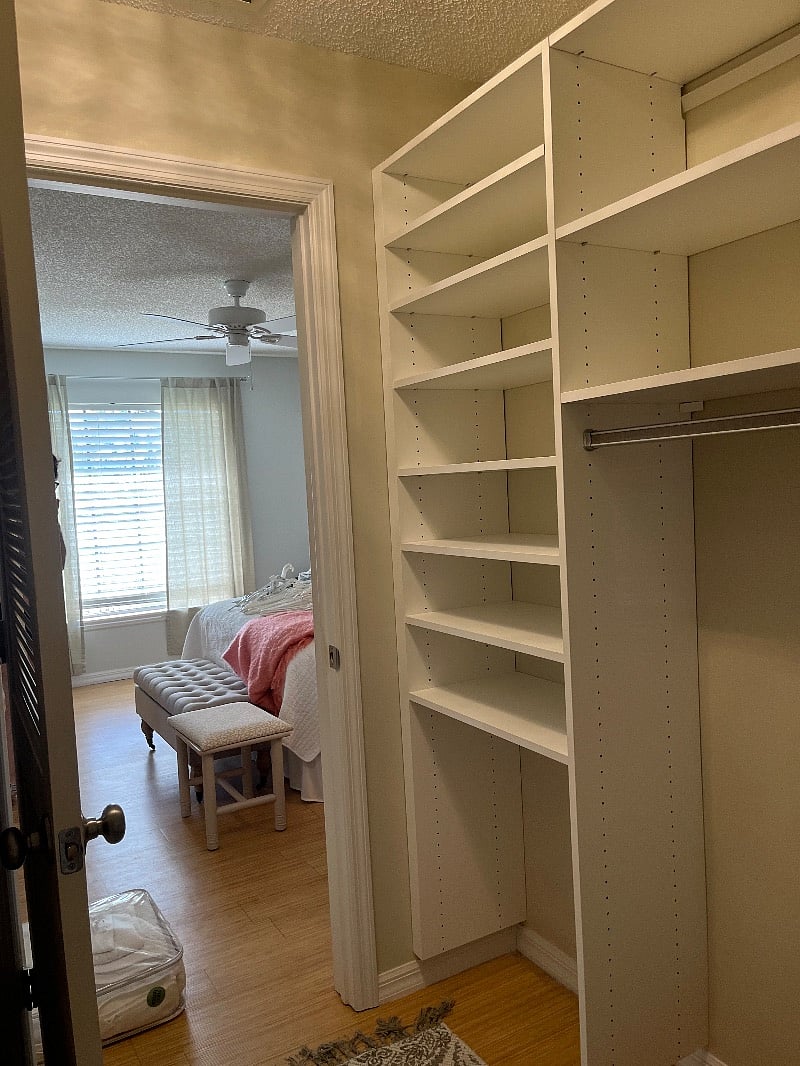 Master walk-in California Closet System